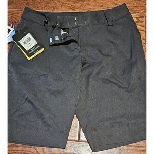 Adidas Women's Climalite Black Golf Shorts Size 8 Stretch Fabric New With Tags